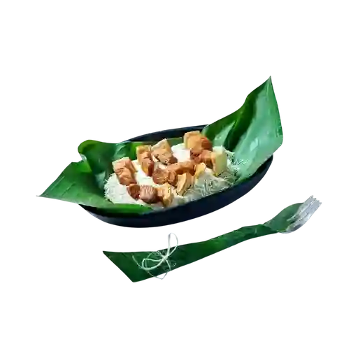 Mote con chicharrón