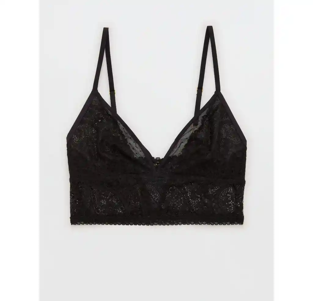 Bralette Negro Paisley Small American Eagle