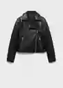 Chaqueta Liz Negro Talla XL Mujer Mango