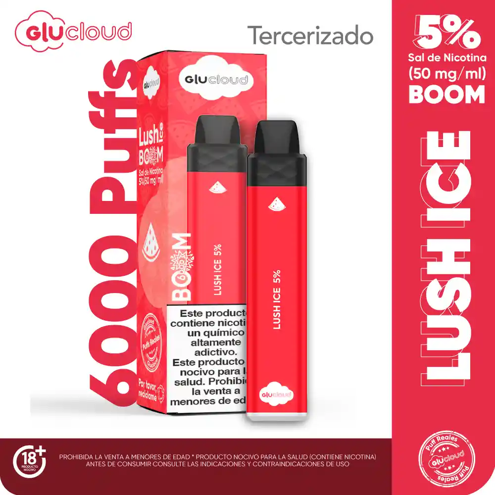 Glucloud Vape Lush Ice Boom / 6000 Puff