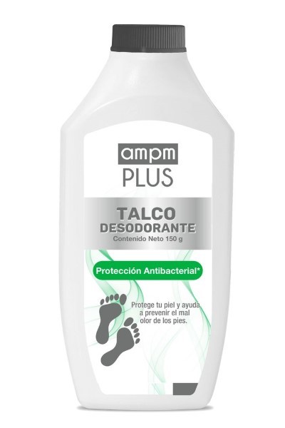 Plus Talco Antibacterial Ampm Plus 150 g