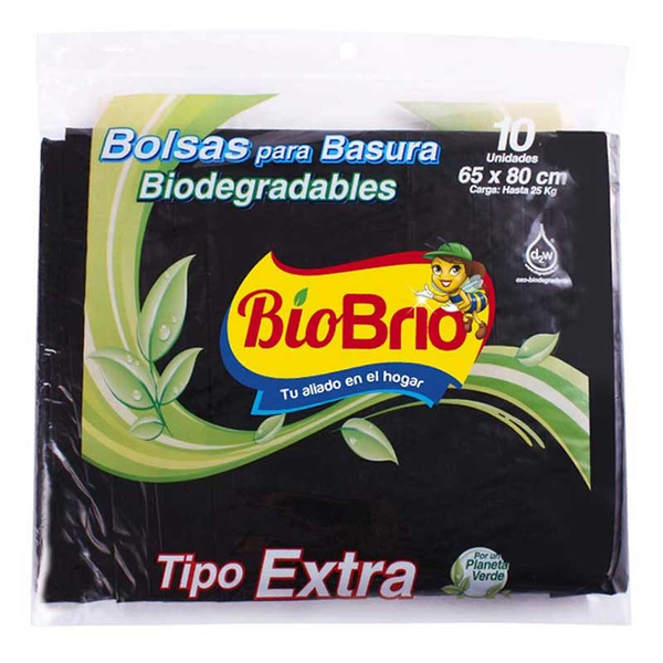 Bio Brio Bolsa para Basura Tipo Extra Biodegradable - Rappi