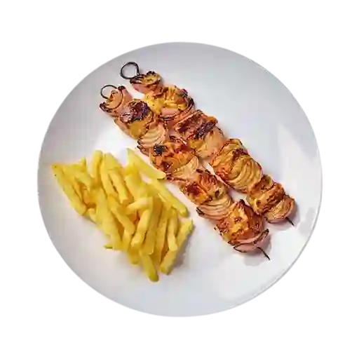 Kebab de pollo