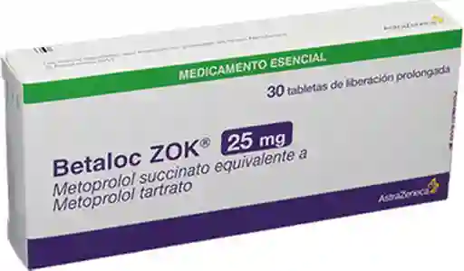 Betaloc Zok (25 mg) 30 Tabletas