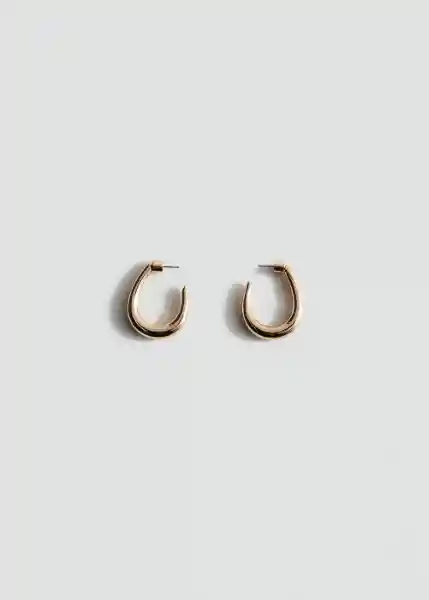 Pendientes Javila Oro Talla 99 Mujer Mango