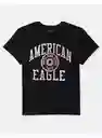 Camiseta Mujer Negro Talla Medium American Eagle 03009314