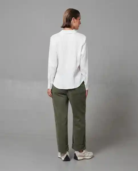 Pantalón Mujer Verde Talla 10 269G001_VER190309 Rifle