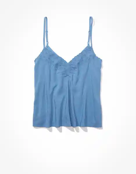Blusa Mujer Azul Talla MEDIUM 400381907323 American Eagle