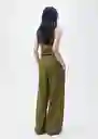 Enterizo Mono Singapur Khaki Talla XL Mujer Mango