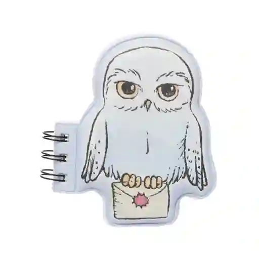 Cuaderno en Relieve Hedwig 80 Hojas Serie Harry Potter Miniso