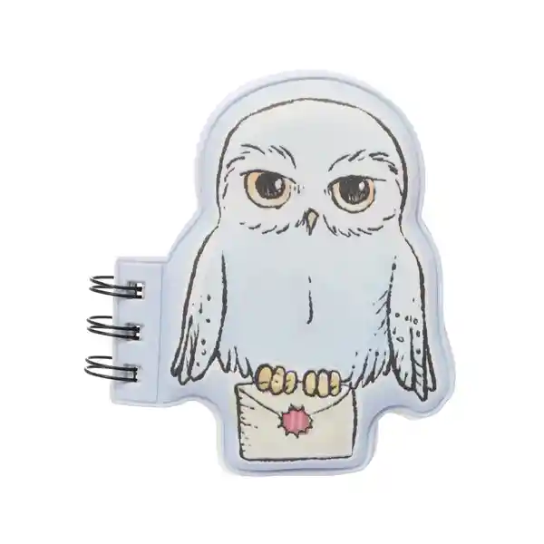 Cuaderno en Relieve Hedwig 80 Hojas Serie Harry Potter Miniso