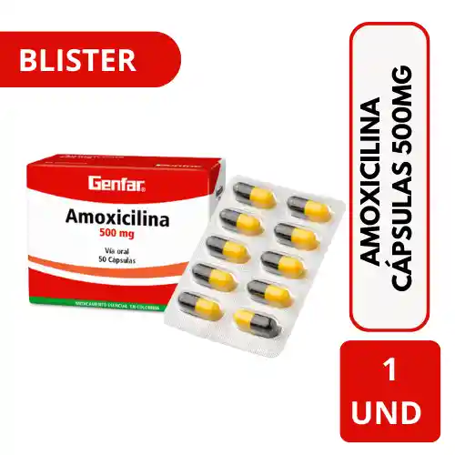 Genfar Blister Amoxicilina (500 mg)