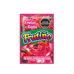 Frutiño Mezcla Polvo Bebida Frutos Rojos