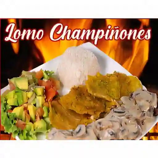 Mixto en Salsa de Champiñones