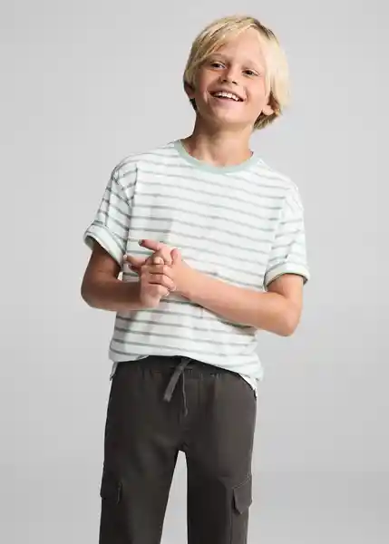 Pantalón Kenia Antracita Talla 10 Niños Mango