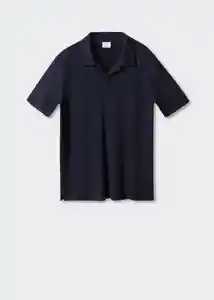 Camiseta Polo Amberos Índigo Talla L Hombre Mango