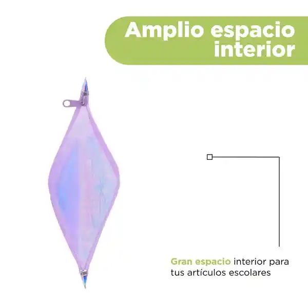 Cartuchera Holográfico Live Vividly Miniso