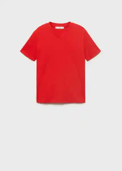 Camiseta Ritapi Rojo Talla S Mujer Mango