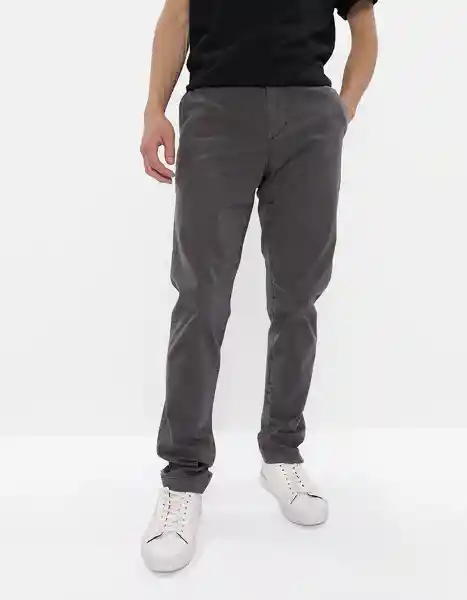 Pantalón Hombre Gris Talla: 31 x 32 American Eagle