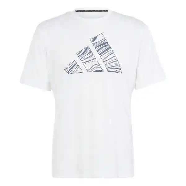 Adidas Camiseta Hiit Gf Slo Tee Para Hombre Blanco Talla L