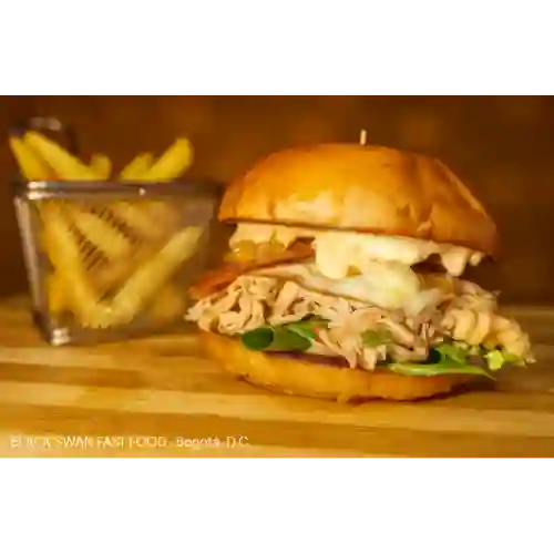 La Pechugona + Papas + Gaseosa