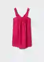 Vestido Chia-W Fucsia Talla Xs Mujer Mango