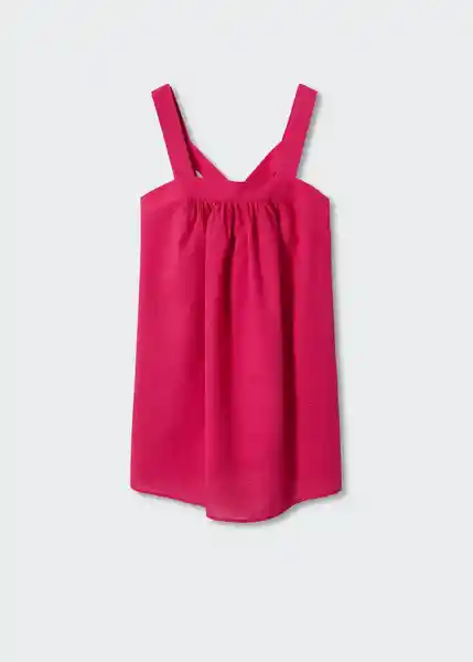 Vestido Chia-W Fucsia Talla Xs Mujer Mango