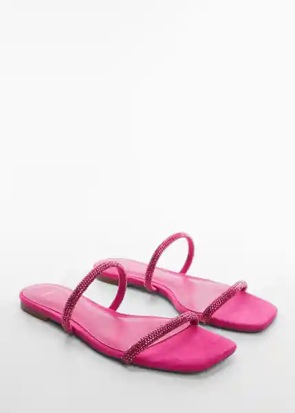 Sandalias Funky Rosa Talla 39 Mujer Mango