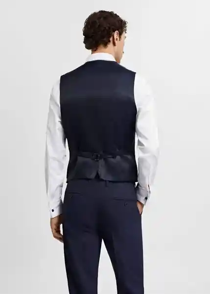 Chaleco Brasilia Navy Talla 50 Hombre Mango