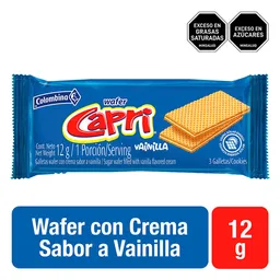 Colombina Galleta Wafer Capri Vainilla