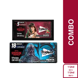 Trident Sandía 5 Und + Trident Evup Menta