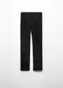 Leggings Lina Niñas Negro Talla 6 Mango