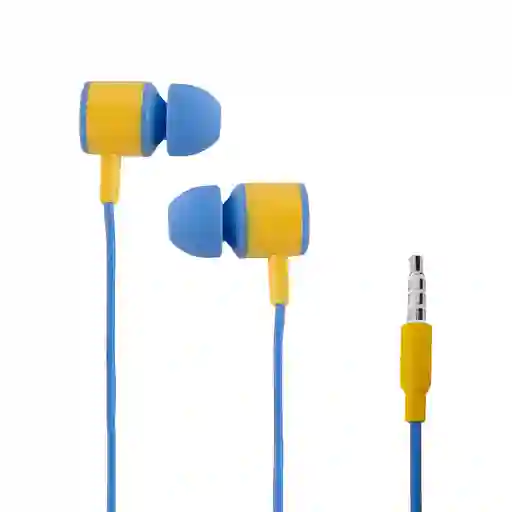 Miniso Audífonos Minions Azul 3.5 Mm