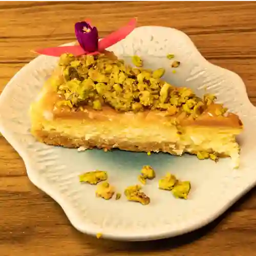 Cheesecake de Pistacho Saludable