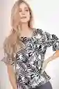 Ragged Blusa Marbella Color Blanco Crudo Talla XL