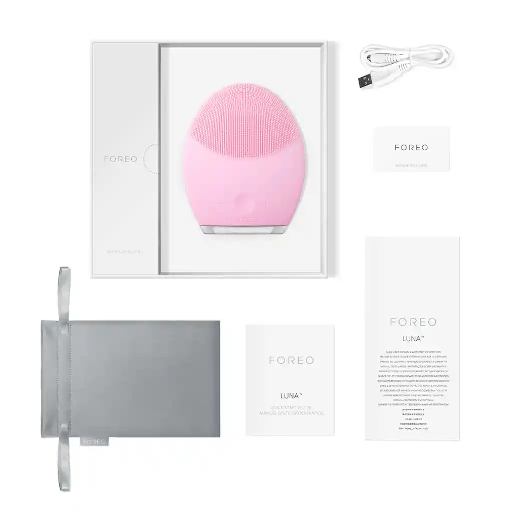 Foreo Cepillo y Masajeador Facial Piel Normal Pearl Pink Luna 2