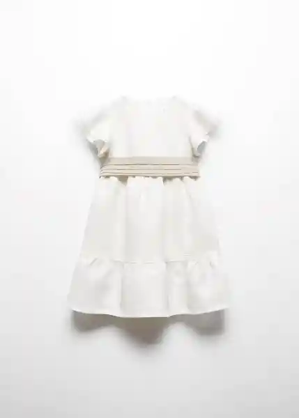 Vestido Miab Offwhite Talla 70 Niñas Mango