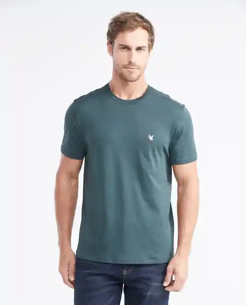 Camiseta Básica Verde Galloway Ultraoscuro Talla S Chevignon