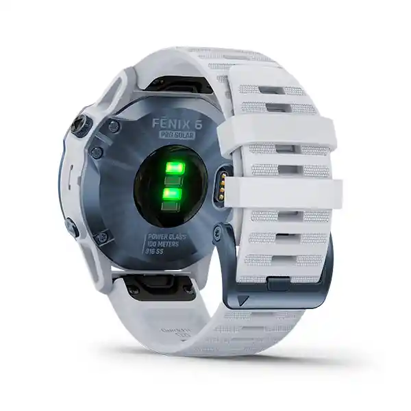 Reloj Fenix 6 Pro Solar White Blue Mineral