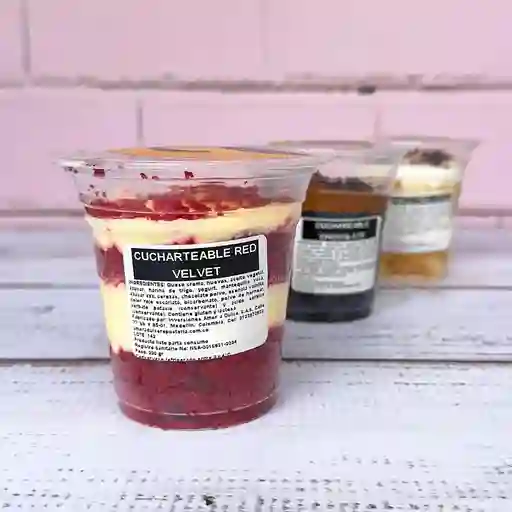 Torta cuchareable red velvet