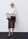 Camiseta Sita Offwhite Talla S Mujer Mango