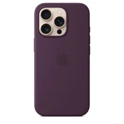 iPhone Case 16 Pro Max Silicone With Magsafe Plum