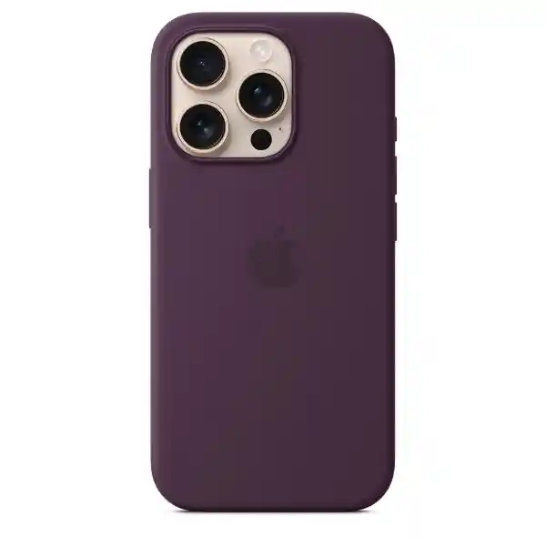 iPhone Case 16 Pro Max Silicone With Magsafe Plum