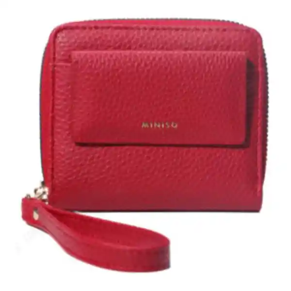 Cartera Pequeña Serie Rojo Miniso