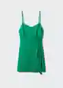 Vestido Lari Verde Talla XS Mujer Mango