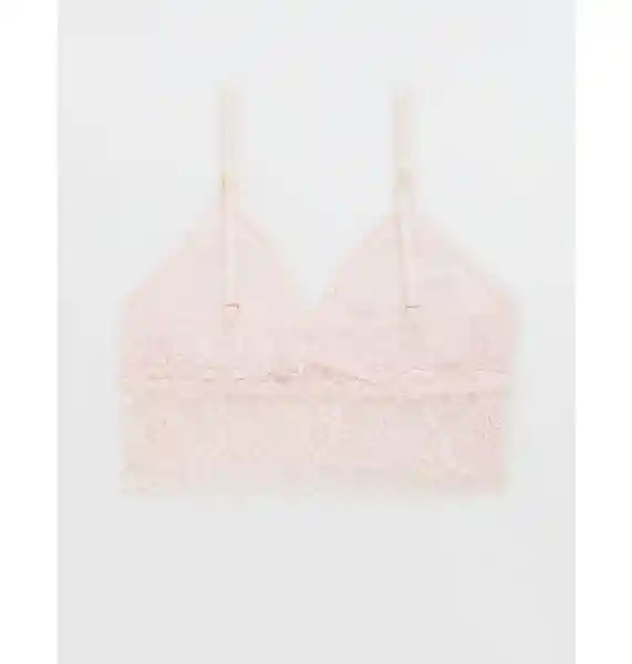 Brasier Bralette Aerie Mujer Color Rosa Small American Eagle