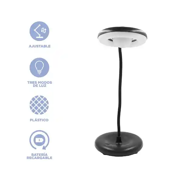 Lámpara de Escritório Negro KE XQD22 Miniso