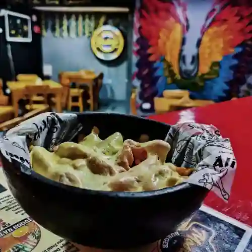 Salchipapas Gratinada