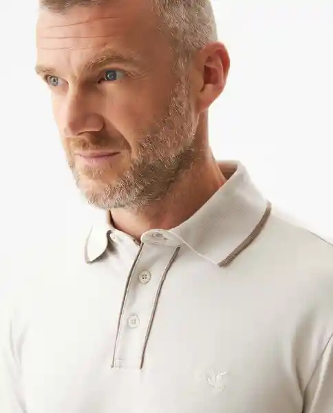 Camiseta Details Contrats Polo Beige Guijarro T S Chevignon