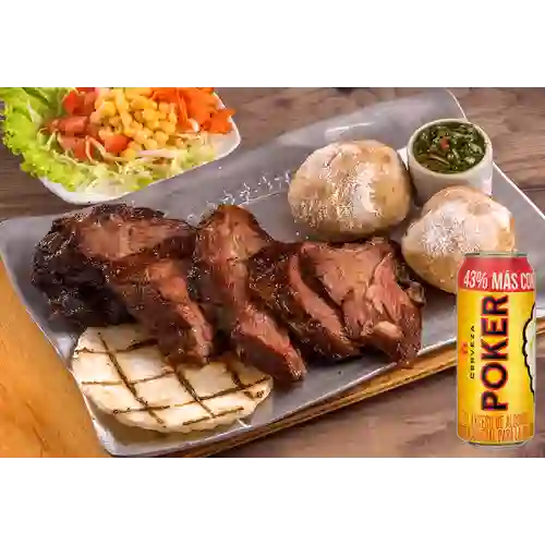 Combo Costillas Buffalos + Poker 330 ml